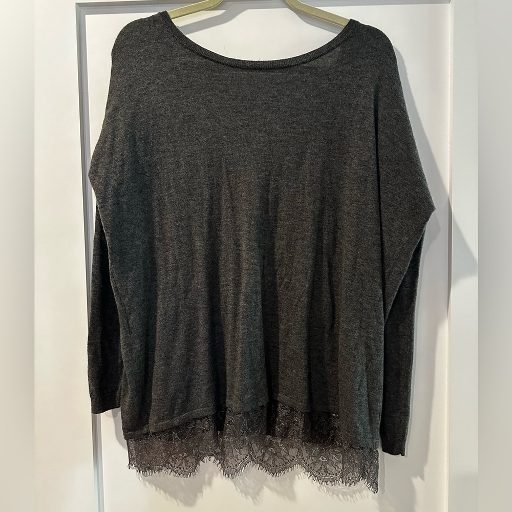 Joie Sweater Lace Detail